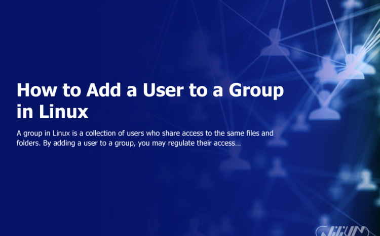 كيفية إضافة مستخدم إلى مجموعة في Linux