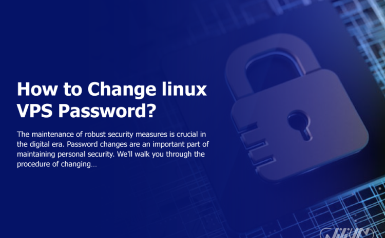change linux vps password