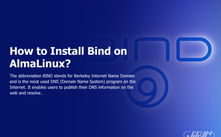 How to install Bind on almalinux