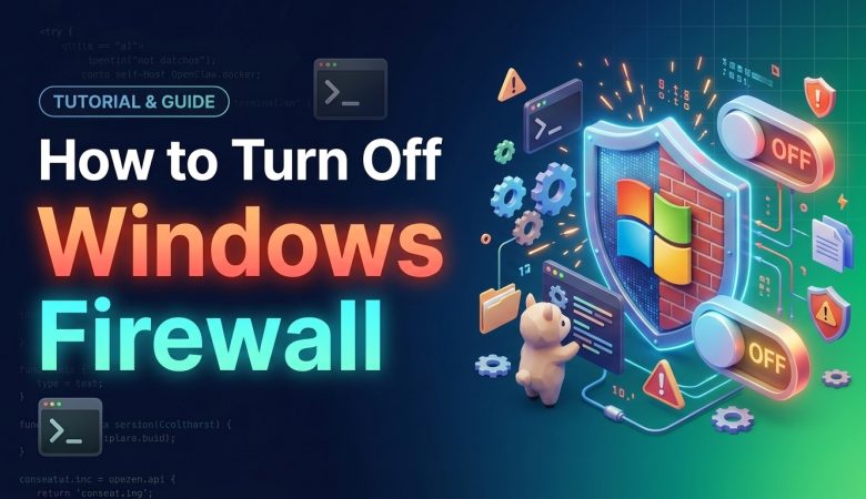 how to turn off windows firewall?