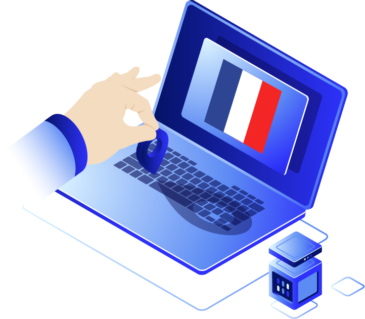 Frankreich VPS und RDP