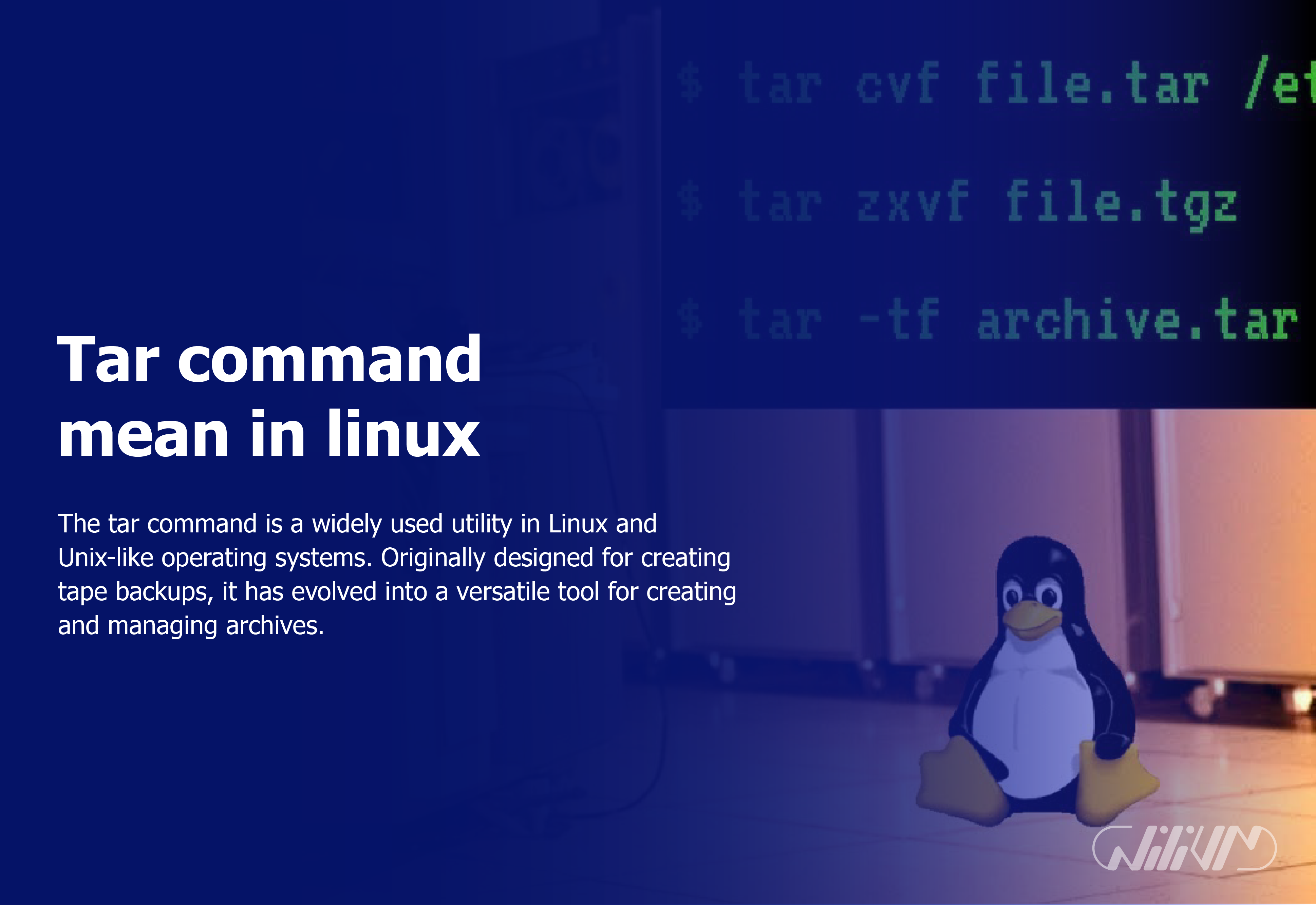 Tar command mean in linux