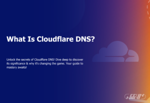 what is cloudflare dns