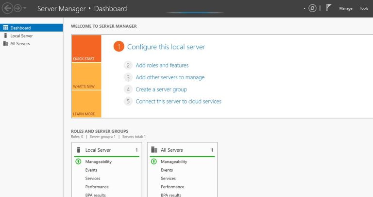 Installing FTP in Windows Server