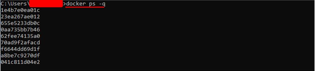 List-Docker-containers