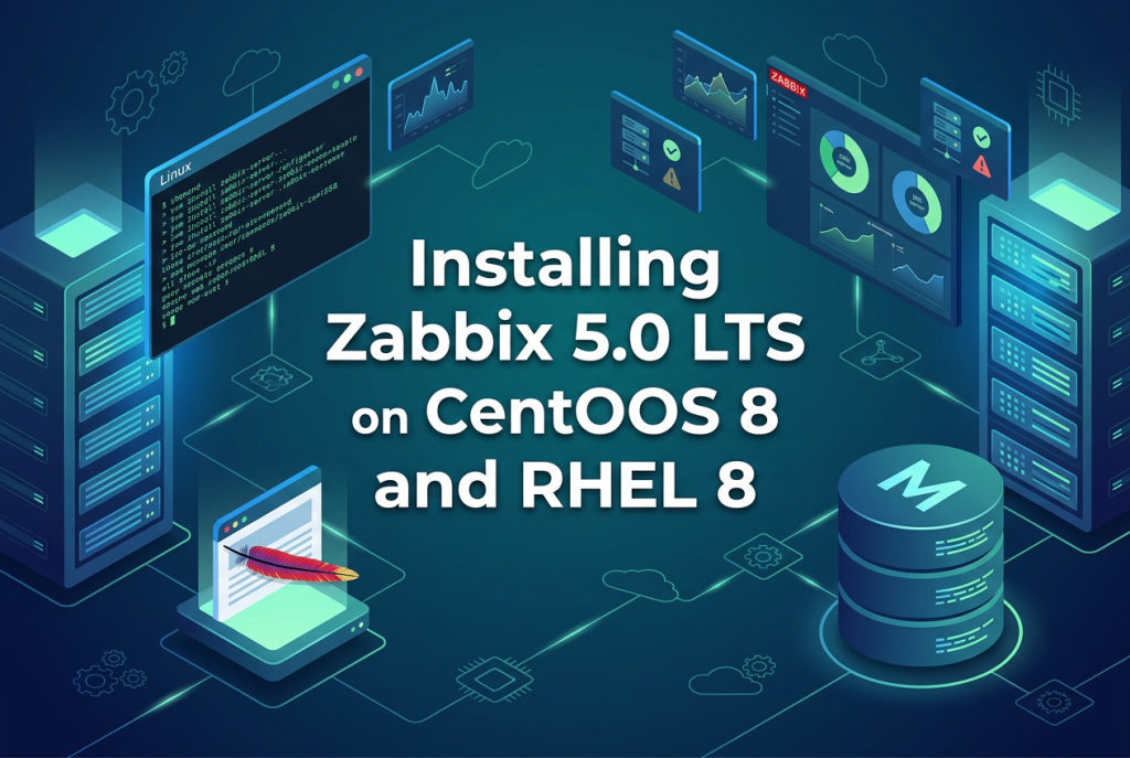 Installing Zabbix 5.0 LTS on CentOS 8 and RHEL 8