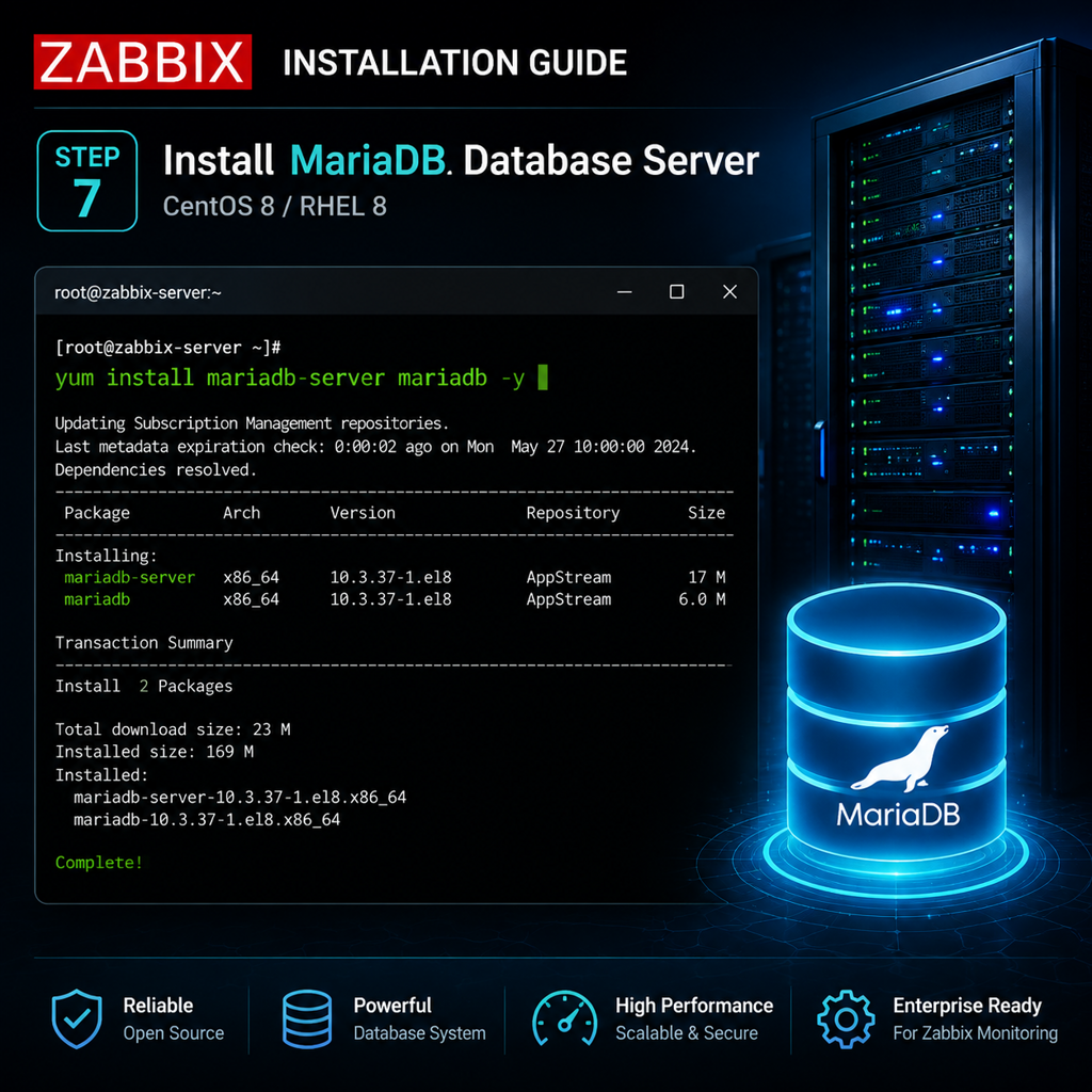 Installing-Zabbix 5.0 LTS-on-CentOS 8-and RHEL 8-07